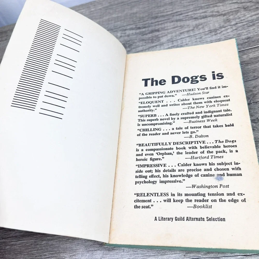 The Dogs By Robert Calder (Paperback, 1977) Dell Horror. - Picture 5 of 7